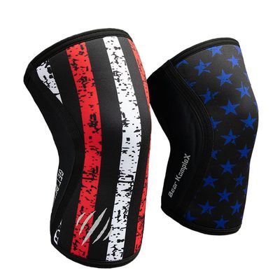Bear KompleX Knee Sleeves for Men & Women - 5mm Compression & Heat Retention Neoprene Compression Knee Brace for Weightlifting, Squats & Powerlifting