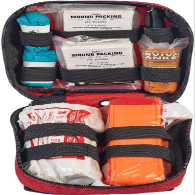 North American Rescue Public Access Individual Bleeding Control Kit (Basic) NAR Compact Blood Control Bag with C-A-T Tourniquet, ETD, Gauze, Survival Blanket (80-0452)