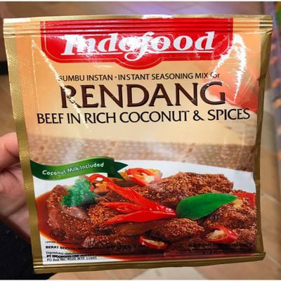 2pcs x Indofood Instant Seasoning Rendaing Beef in Rich Coconut & Spices