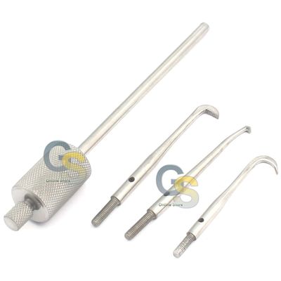 G.S 3 PCS Dental Set MORREL Crown Remover Stainless Steel