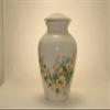 Floral Urn- Cremation Urn or Keepsake for Ashes - Hand Made Pottery view 3