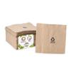 BIOZOYG Paper Napkins Everyday 100 Pack 7.9 x 7.9 Inch Brown - Recycled Disposable Napkins for Dinner, Cocktail, Bathroom, Party and Beverages view 1