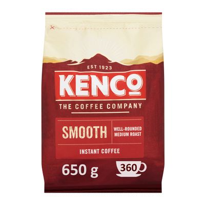 Kenco Smooth Instant Coffee Refill 650g - 1 x 650g