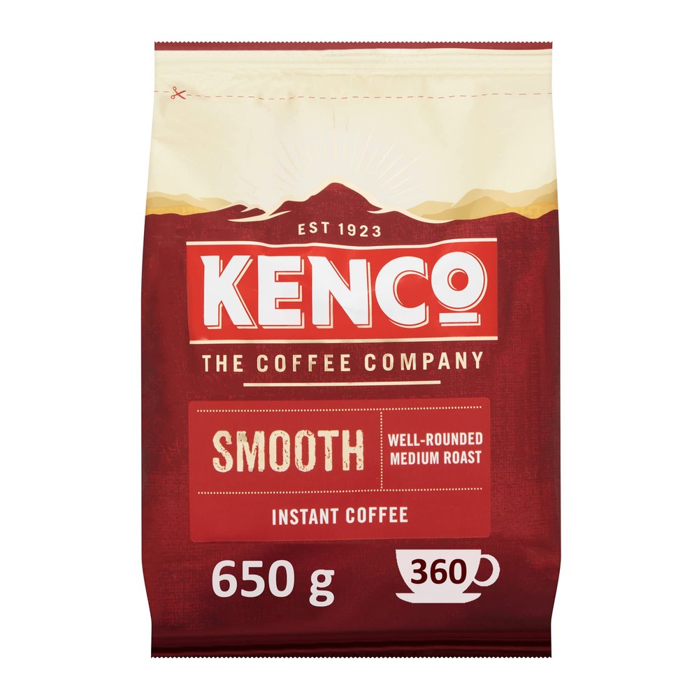 Kenco Smooth Instant Coffee Refill 650g - 1 x 650g