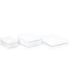 Amscan Premium White Gift Box Assortment (Pack of 10) - Elegant Paper Boxes in 3 Versatile Sizes - Perfect for Gifting, Showers, & Special Occasions view 1