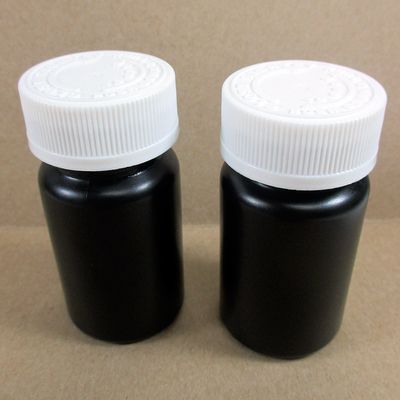2 Empty Plastic Pill Bottles Medicine Container Vitamin Case Drug Capsule Holder
