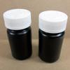 2 Empty Plastic Pill Bottles Medicine Container Vitamin Case Drug Capsule Holder view 1