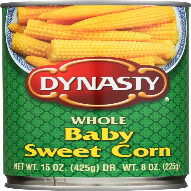 Dynasty Baby Sweet Corn Whole -- 15 oz - 2 pc