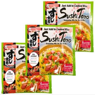 Nagatanien Sushi Taro Chirashi Sushi Mix 6.98oz / 198g ( 3 pack )