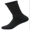 Caring Warm Therapeutic Alpaca Socks for Poor Circulation - Non Irritating Smooth Seam (Black Crew - Extra Large) view 3