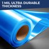 Better crafts Blue Cellophane Wrap 40'' x 100' Roll - Colored Cellophane Sheets for Craft Baskets, Gift Wrapping Supplies, Plastic Wrap for Gift Baskets view 3