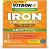 Vitron-C High Potency Iron Supplement with Vitamin C, Pack of 3 (180 Count Total) view 1