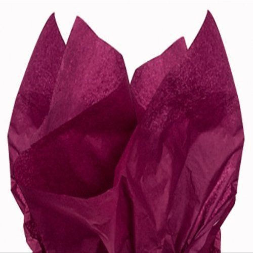 Dark Burgundy Wine Bulk Tissue Paper 15 Inch x 20 Inch - 100 Sheets