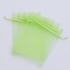 100 pcs 4x6" (10x15cm) Organza Bags Wedding Favor Bags Party Gift Bags Candy Bag Jewelry Pouch Drawstring Bag FB999 (Light Green - FB019) view 1