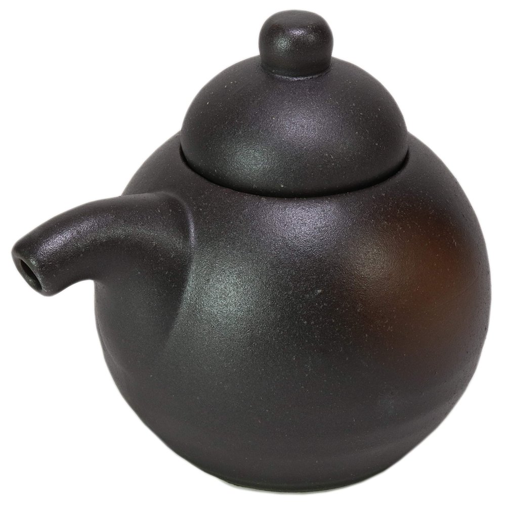 Bizen Soup (Small) 4.2 fl oz (120 cc), 4.4 oz (125 g), Tabletop Castor Set, Restaurant, Stylish, Tableware, Commercial Use