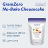 GramZero No-Bake Cheesecake Mix, Makes 2 Cheesecakes, Low Calorie, Stevia Sweetened view 3