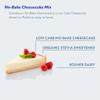 GramZero No-Bake Cheesecake Mix, Makes 2 Cheesecakes, Low Calorie, Stevia Sweetened view 4