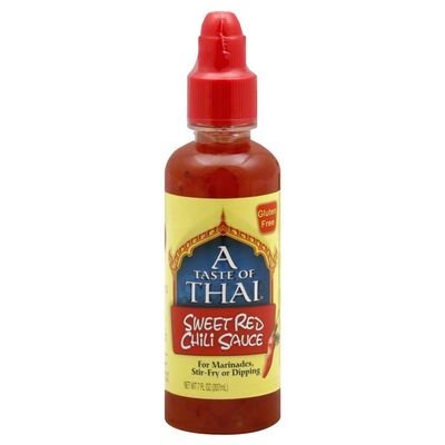 A Taste of Thai Sweet Red Chili Sauce, 7 Fluid oz(Pack of 4)