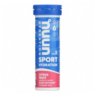 Nuun Active Citrus Fruit Electrolyte Enhanced Drink Tablets (6-Pack of 10)