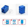 3pcs Brick Design Toothbrush Case Cover Holder Set for Office, Travel, Home for Kids Children (3Pcs-BlockHolders) view 3