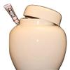 Red Roses - Flower Funeral Urn - Cremation Urn for Human Ashes - Hand Made Pottery view 4