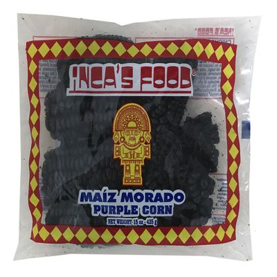 Inca's Food Maiz Morado - Purple Corn Cob - 15 Oz. (3-Pack)