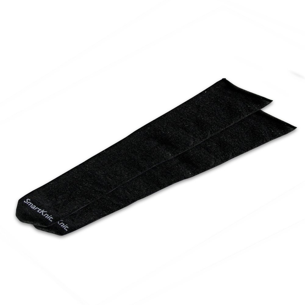 SMARTKNIT Adult AFO Interface Seamless Sensitivity Socks (Black, Regular)
