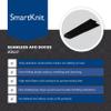 SMARTKNIT Adult AFO Interface Seamless Sensitivity Socks (Black, Regular) view 4