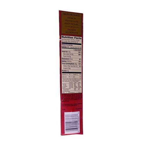Sara Lee Unbaked Dutch Apple Pie, 2.125 Pound -- 6 per case.