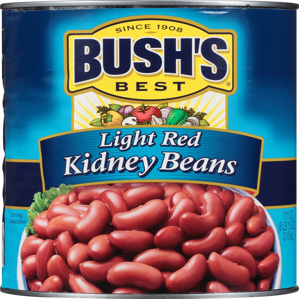 Bush's Best Light Red Kidney Beans 111 oz (6 cans)