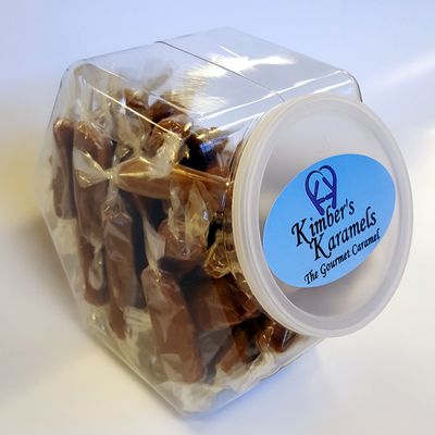 2 Pound Jar of Caramels with Pecans!