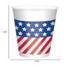 Vibrant Patriotic Plastic Cups - 16 oz. (Pack of 25) - Durable & Eye-Catching Design, Perfect for Parties & Events view 2