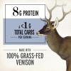 EPIC Venison Strips with Beef, Sea Salt and Pepper, Keto Friendly, Whole 30, Protein Snacks, 20 Ct, 16 oz view 3