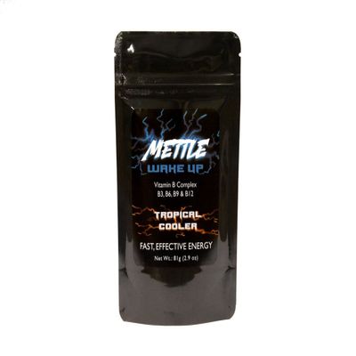 Energy Drink Powder - 50 Servings | Sugar Free | 200mg Caffeine - Mettle Energy Drink Mix (Tropical Cooler)