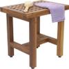 AquaTeak Patented 18" Grate Lotus Teak Shower Bench & AquaTeak Two-Step Care Kit view 4