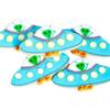  Dz. UFO Cookies! The Elements of the Universe are Bringing Cookies to Life in these awesome spaceships! Birthday Themed Party Favors! view 1