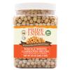 Pride Of India - Indian Whole White Garbanzo Beans 10mm - Protein & Fiber Rich Kabuli Chana, 1.5 Pound Jar view 1