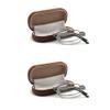2 Packs Metal Folding Reading Glasses with Case Slim Stylish Compact Folding Reading Glasses in Hard Case view 1