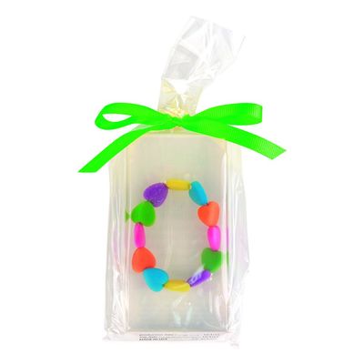 Clearly Fun Bracelet Soap, Green Bow, 6 Ounce