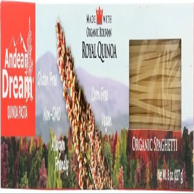 Andean Dream Organic Quinoa Pasta Spaghetti -- 8 oz - 2 pc