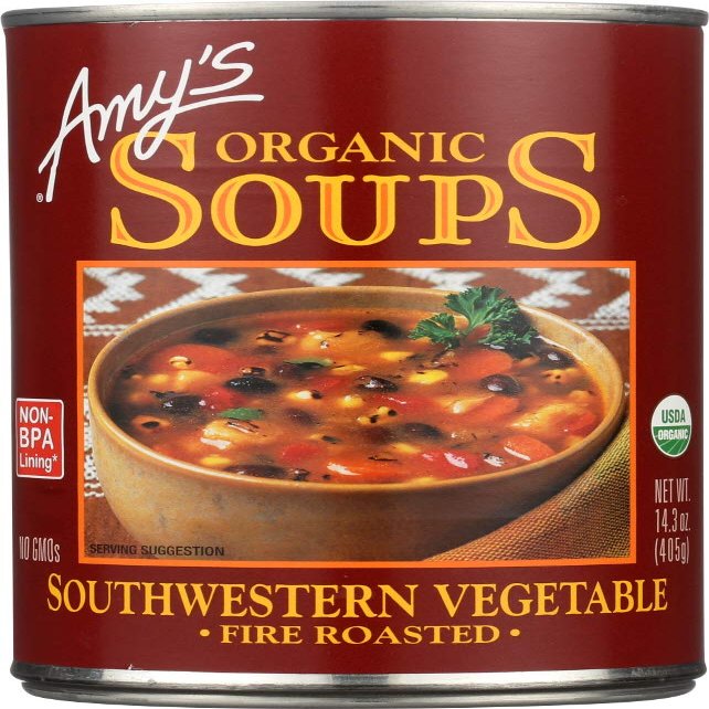 Amy's Organic Soup Southwestern Vegetable -- 14.3 fl oz - 2 pc
