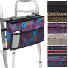 Vive Walker Bag - Accessories Wheelchair Basket Pouch (Water Resistant) - Seniors Caddy Accessory Attachment for Folding, Rolling Walkers - Carry Storage Carrier Tote - Lightweight, Universal Size view 1
