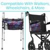 Vive Walker Bag - Accessories Wheelchair Basket Pouch (Water Resistant) - Seniors Caddy Accessory Attachment for Folding, Rolling Walkers - Carry Storage Carrier Tote - Lightweight, Universal Size view 3