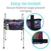 Vive Walker Bag - Accessories Wheelchair Basket Pouch (Water Resistant) - Seniors Caddy Accessory Attachment for Folding, Rolling Walkers - Carry Storage Carrier Tote - Lightweight, Universal Size view 4