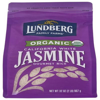 Lundberg Organic California White Jasmine Rice - 32 oz - 2 pc (Pack Of 6)
