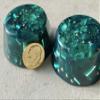 2 Transparent Green GP Small Tower Buster Crystal Orgone Generator Energy Accumulator 528Hz/7.83Hz/Advance Harmonics Many Beautiful Ingredients and Colors!! (Transparent Green GP) view 3