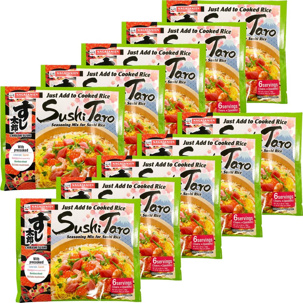 Nagatanien Sushi Taro Chirashi Sushi Mix 6.98oz / 198g ( 10 pack )