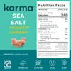 Sea Salt Cashews with Skin by Karma Nuts, Whole, Roasted, Vegan, Gluten Free, Low Net Carb, Natural, Everyday Nut Snack, 1.5 Ounce (12 Snack Packs) view 2