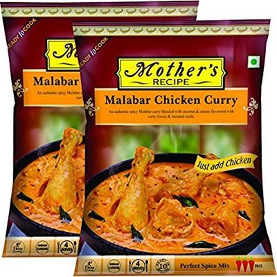 Mother's Recipe Spice Mix for Malabar Chicken Curry Masala - 100 Gms (3 Pack)