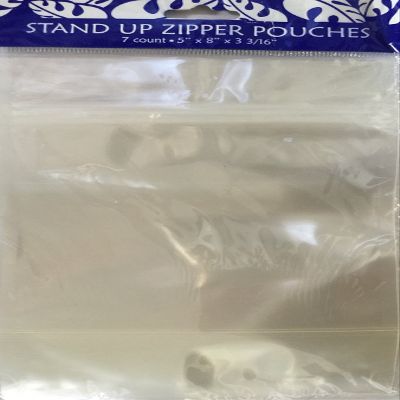 Great Lines Hawaiian Food Grade Reclosable Stand Up Zipper Party Bags Pouches (5" x 8" x 3 3/6", Clear)